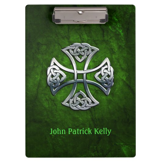 Personalisiertes Celtic Cross Klemmbrett (Vorderseite)