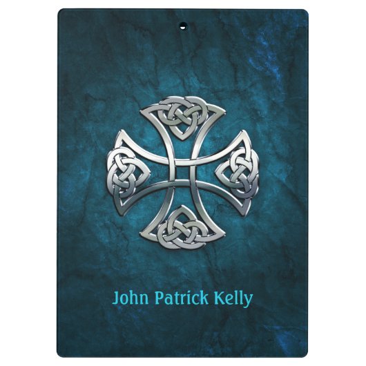 Personalisiertes Celtic Cross Klemmbrett (Rückseite)