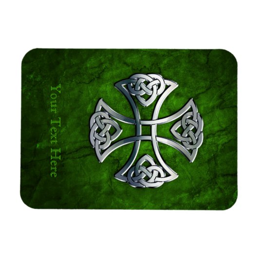 Personalisiertes Celtic Cross Magnet (Horizontal)