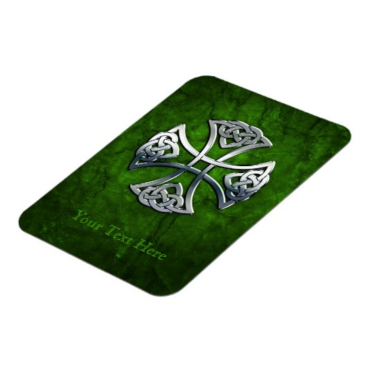 Personalisiertes Celtic Cross Magnet (Linke Seite)