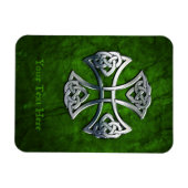 Personalisiertes Celtic Cross Magnet (Horizontal)