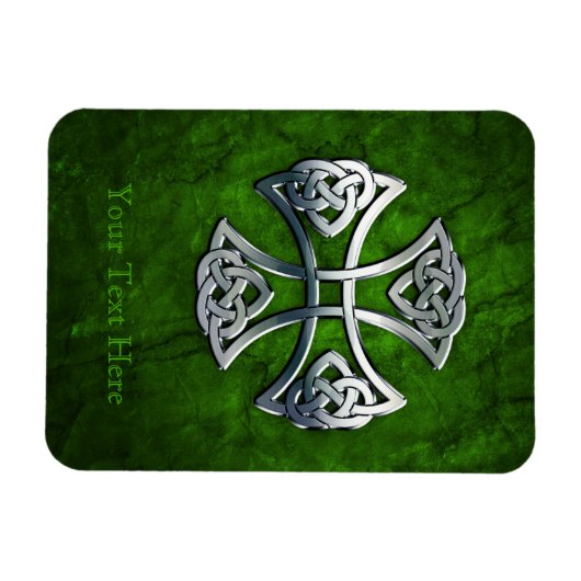 Personalisiertes Celtic Cross Magnet (Horizontal)