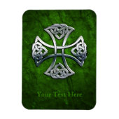 Personalisiertes Celtic Cross Magnet (Vertikal)