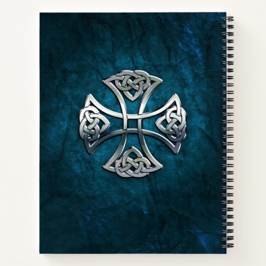 Personalisiertes Celtic Cross Notizblock (Rückseite)
