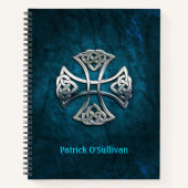 Personalisiertes Celtic Cross Notizblock (Vorderseite)