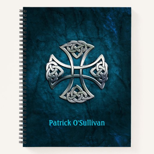 Personalisiertes Celtic Cross Notizblock (Vorderseite)