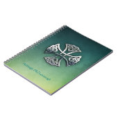 Personalisiertes Celtic Cross Notizblock (Linke Seite)