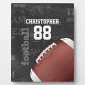 Personalisiertes Chalkboard American Football Fotoplatte (Vorderseite)