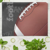 Personalisiertes Chalkboard American Football Küchentuch (Gefaltet)