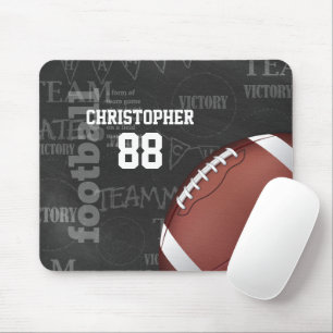 Personalisiertes Chalkboard American Football Mousepad