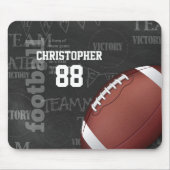 Personalisiertes Chalkboard American Football Mousepad (Vorne)
