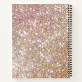 Personalisiertes Champagne Lashes Notizblock (Rückseite)