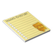 Personalisiertes Cheddar-Käserei Notizblock (angewinkelt)