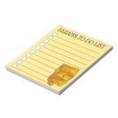 Personalisiertes Cheddar-Käserei Notizblock (Rotiert)