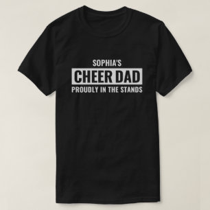 Personalisiertes Cheer Dad für Männer, individuell T-Shirt