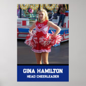 Personalisiertes Cheerleading für die High School Poster (Vorne)