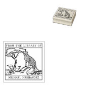 Personalisiertes Cheetah-Exlibris Gummistempel (Stempel)