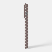 Personalisiertes Chic Polka Dot iPhone Hülle (Linke Seite)