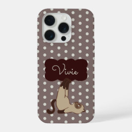 Personalisiertes Chic-Punkte-Muster  iPhone 15 Pro Hülle