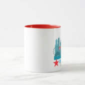 Personalisiertes Chicago Marathon 2025 Geschenk fü Tasse (Zentrum)