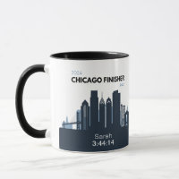 Personalisiertes Chicago-Marathon-Geschenk für Mar