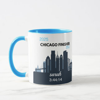 Personalisiertes Chicago-Marathon-Geschenk für Mar Tasse