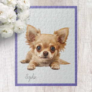 Personalisiertes Chihuahua-Puzzleteil Puzzle