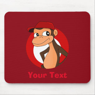 Personalisiertes Chimp-Cartoon-Mauspad Mousepad