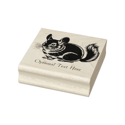 Personalisiertes Chinchilla Gummistempel (Stempel)