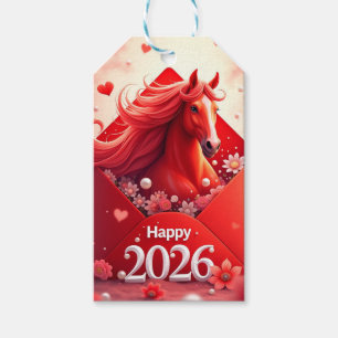 Personalisiertes chinesisches Neujahr 2026 Geschenkanhänger