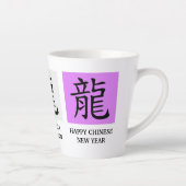 Personalisiertes chinesisches NEUJAHR DES DRAGONS Milchtasse (Rechts)