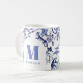 Personalisiertes Chinoiserie Städtische Badeanstal Kaffeetasse (Vorderseite Links)