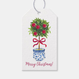 Personalisiertes Chinoiserie Topiary Geschenkanhänger