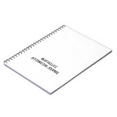 Personalisiertes Christliches BIBLE AFFIRMATIONSDA Notizblock (Linke Seite)