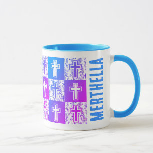 Personalisiertes Christliches Osterkreuz Tasse
