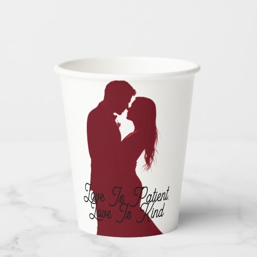 Personalisiertes christliches Valentinsgeschenk | Pappbecher (Vorderseite)