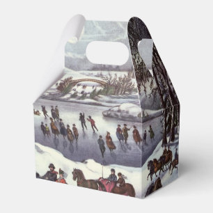 Personalisiertes Christmas Gable Box Central Park Geschenkschachtel
