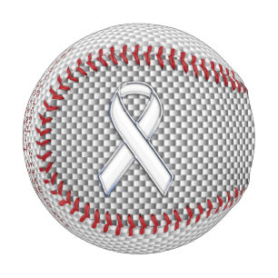 Personalisiertes Chrome wie Weißbandbewusstsein Baseball