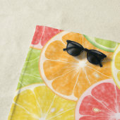 Personalisiertes Citrus Slices Beach Handtuch (Beispiel)