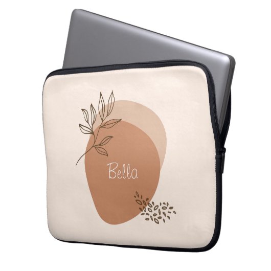 Personalisiertes 'Clay drizzle' Laptopschutzhülle (Vorderseite Links)