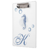 Personalisiertes Clip-Board Seepferd Ocean Beach W Klemmbrett (Links)