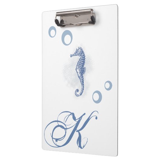 Personalisiertes Clip-Board Seepferd Ocean Beach W Klemmbrett (Links)
