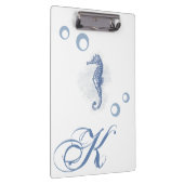 Personalisiertes Clip-Board Seepferd Ocean Beach W Klemmbrett (Rechts)