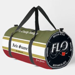 Personalisiertes Clublogo BJJ Arte Suave Jiu Jitsu Duffle Bag