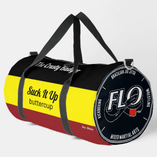 Personalisiertes Clublogo BJJ Jiu Jitsu Black Yell Duffle Bag