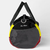 Personalisiertes Clublogo BJJ Jiu Jitsu Black Yell Duffle Bag (Rechts)