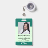 Personalisiertes CNA-Abzeichen Ausweis (Front with Retractable)