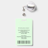 Personalisiertes CNA-Abzeichen Ausweis (Back with Retractable)