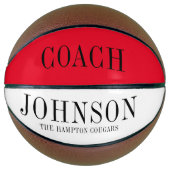 Personalisiertes Coach Basketball (Vorderseite)