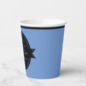 Personalisiertes Coffee Shop Logo Pappbecher (Links)